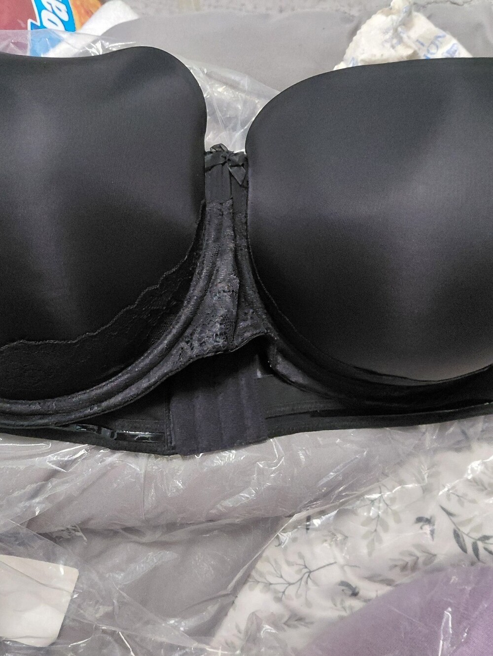 torrid Black Strapless Smooth Molded Bra